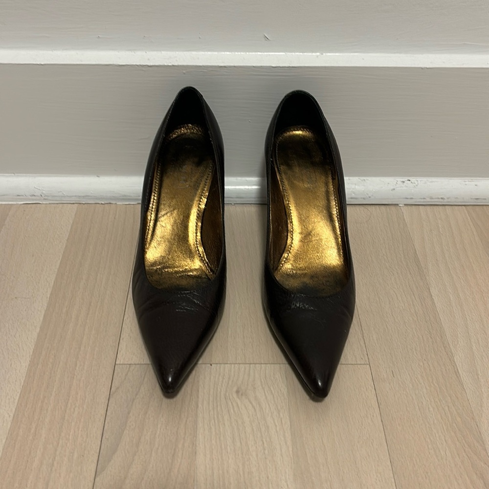 COACH ADORA LEATHER HEELS